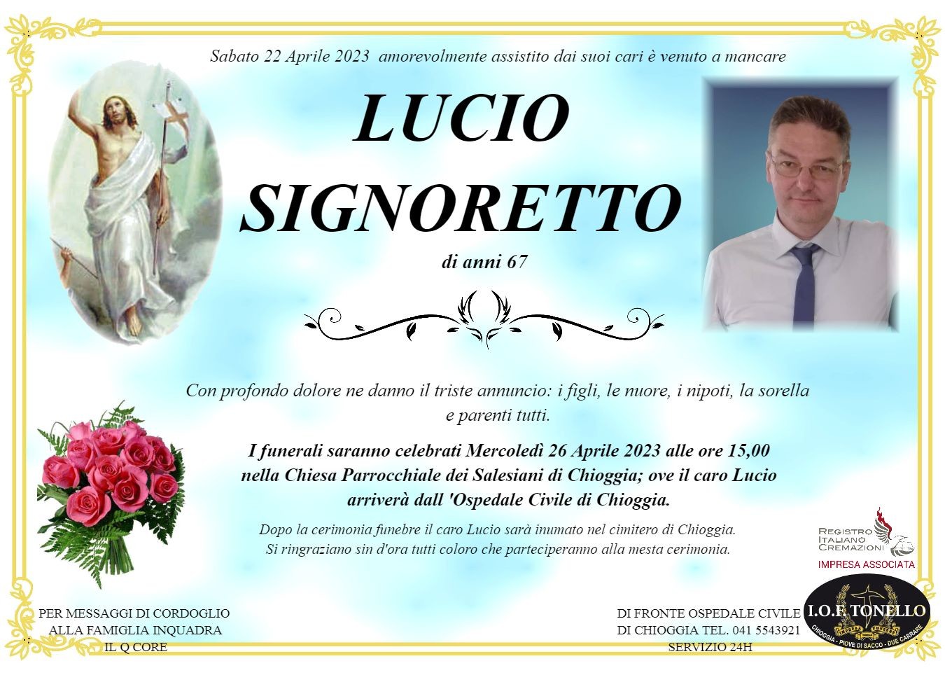 MANIFESTO LUCIO SIGNORETTO