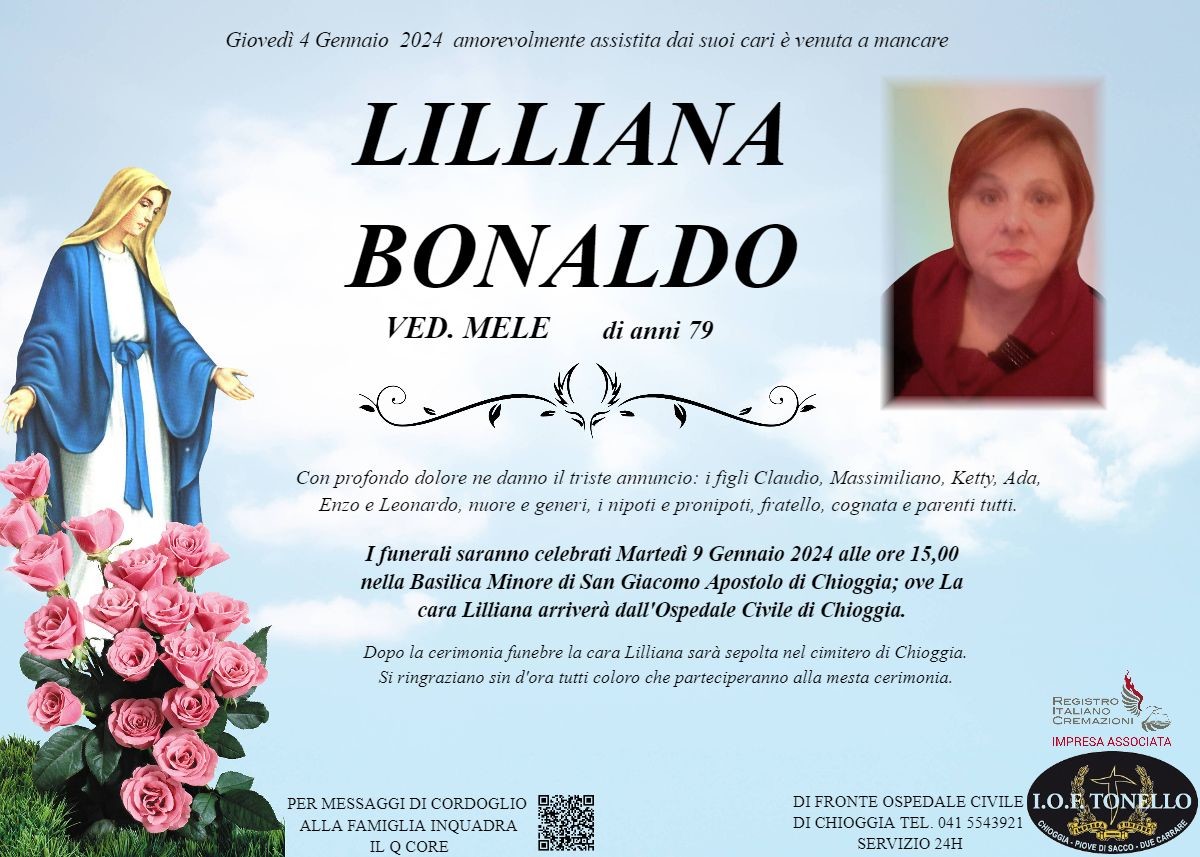 MANIFESTO LILLIANA BONALDO