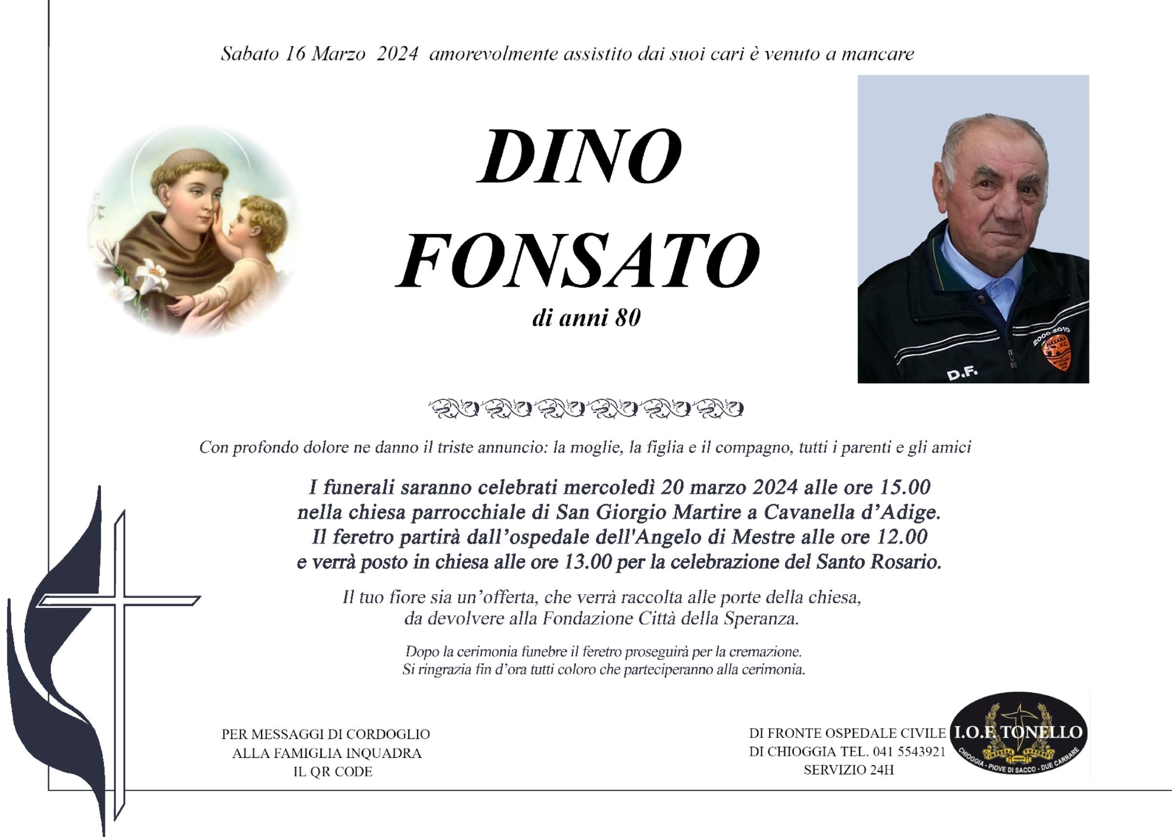 MANIFESTO DINO FONSATO