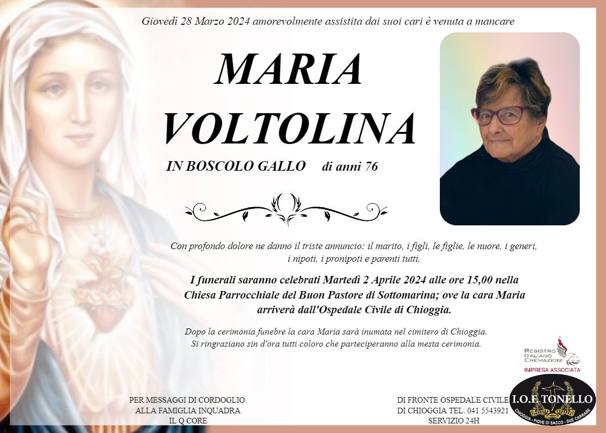 MANIFESTO MARIA VOLTOLINA