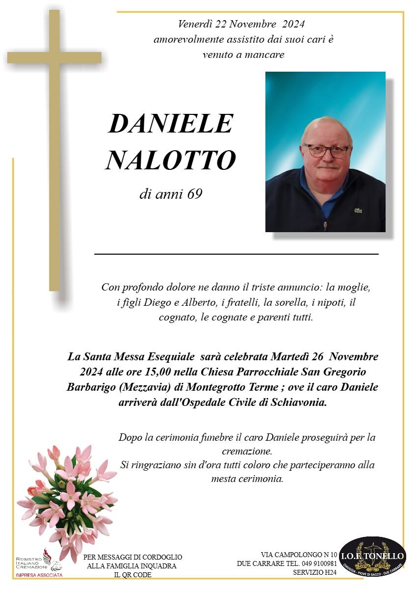MANIFESTO DANIELE NALOTTO