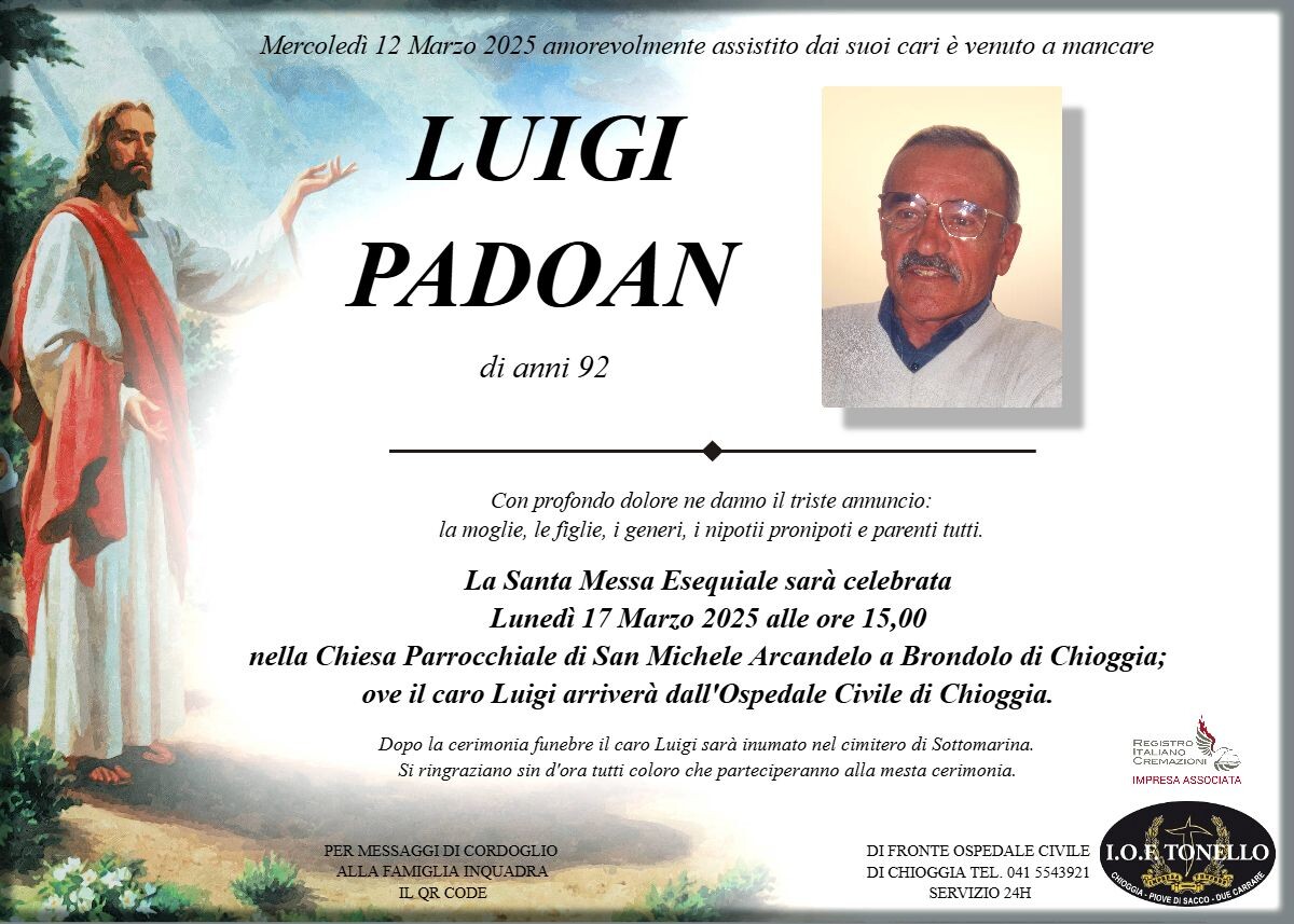 MANIFESTO LUIGI PADOAN