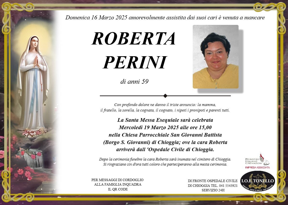 MANIFESTO ROBERTA PERINI