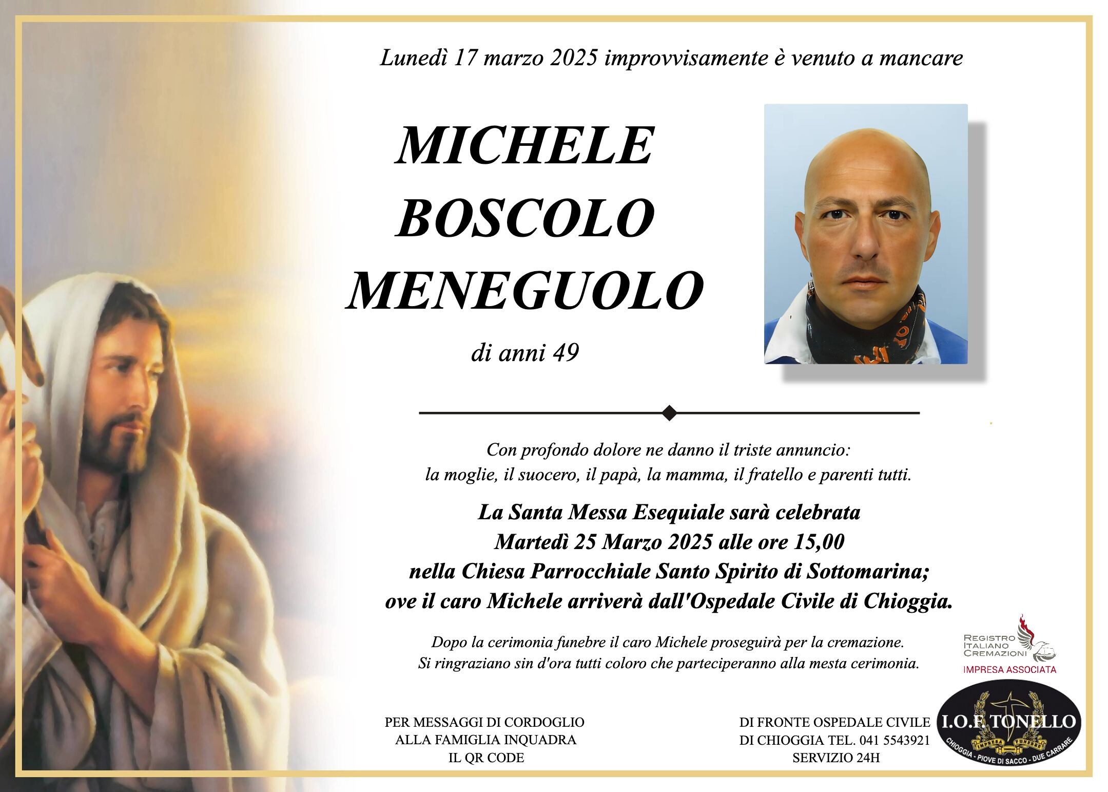 MANIFESTO MICHELE BOSCOLO MENEGUOLO