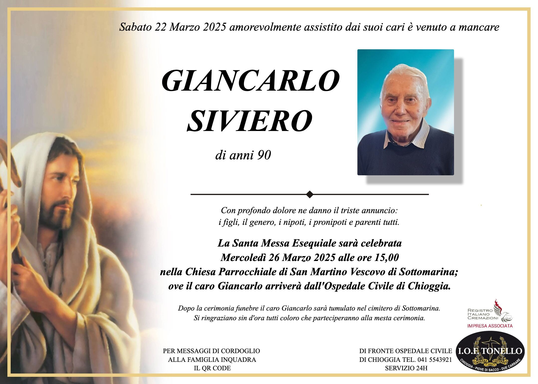 MANIFESTO GIANCARLO SIVIERO
