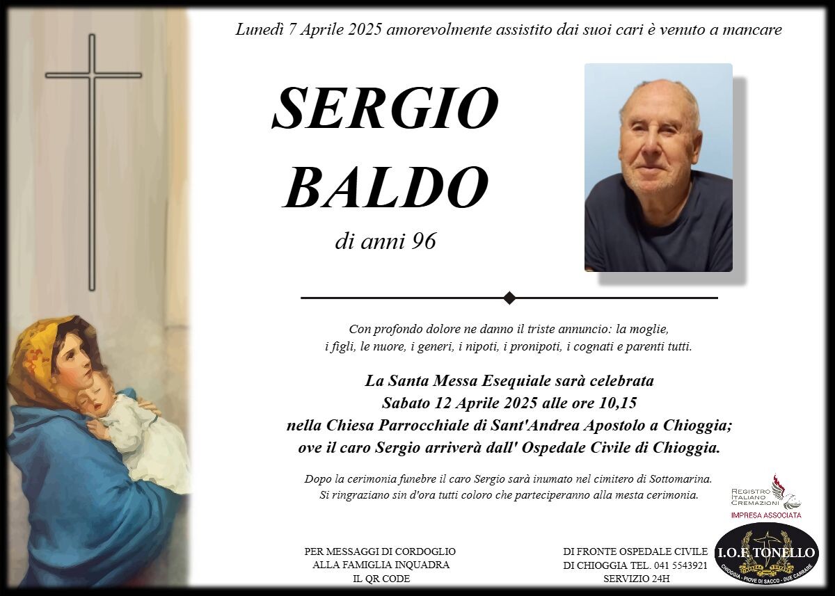 MANIFESTO SERGIO BALDO