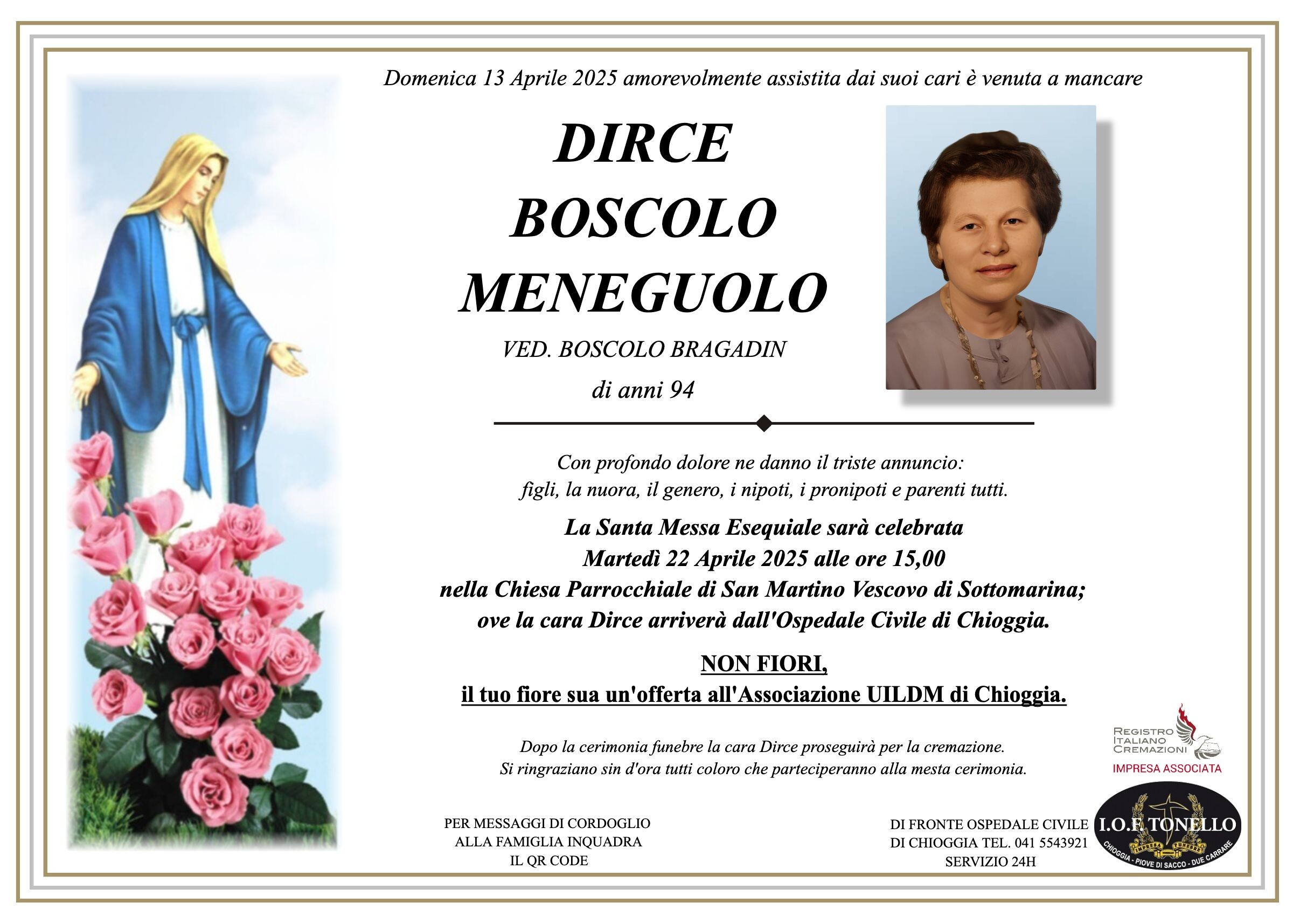 MANIFESTO DIRCE BOSCOLO MENEGUOLO