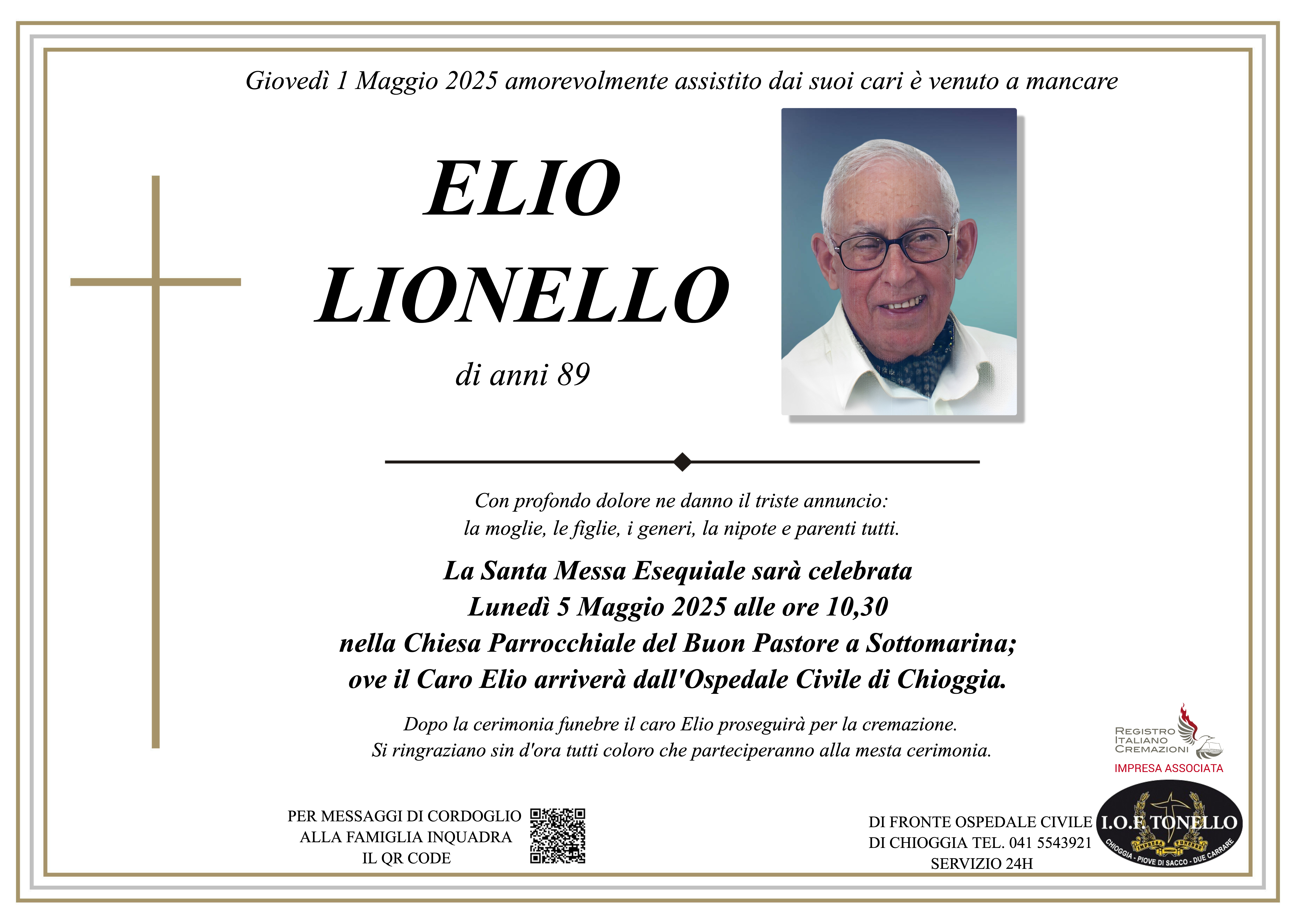 MANIFESTO ELIO LIONELLO