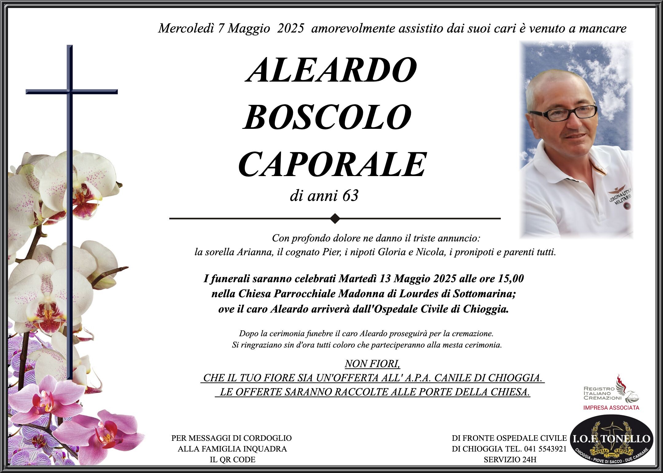 MANIFESTO ALEARDO BOSCOLO CAPORALE
