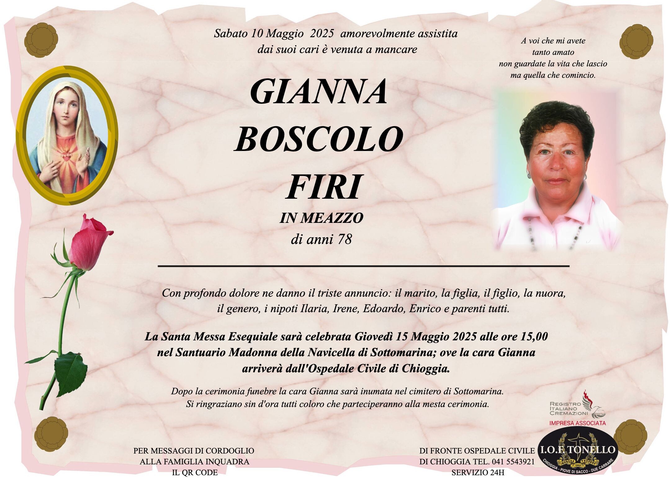 MANIFESTO GIANNA BOSCOLO FIRI