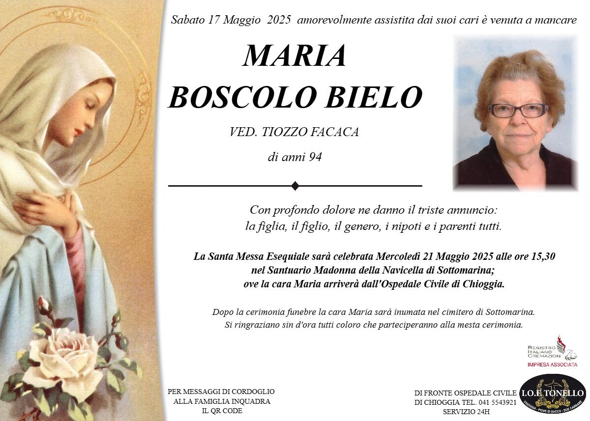 MANIFESTO MARIA BOSCOLO BIELO