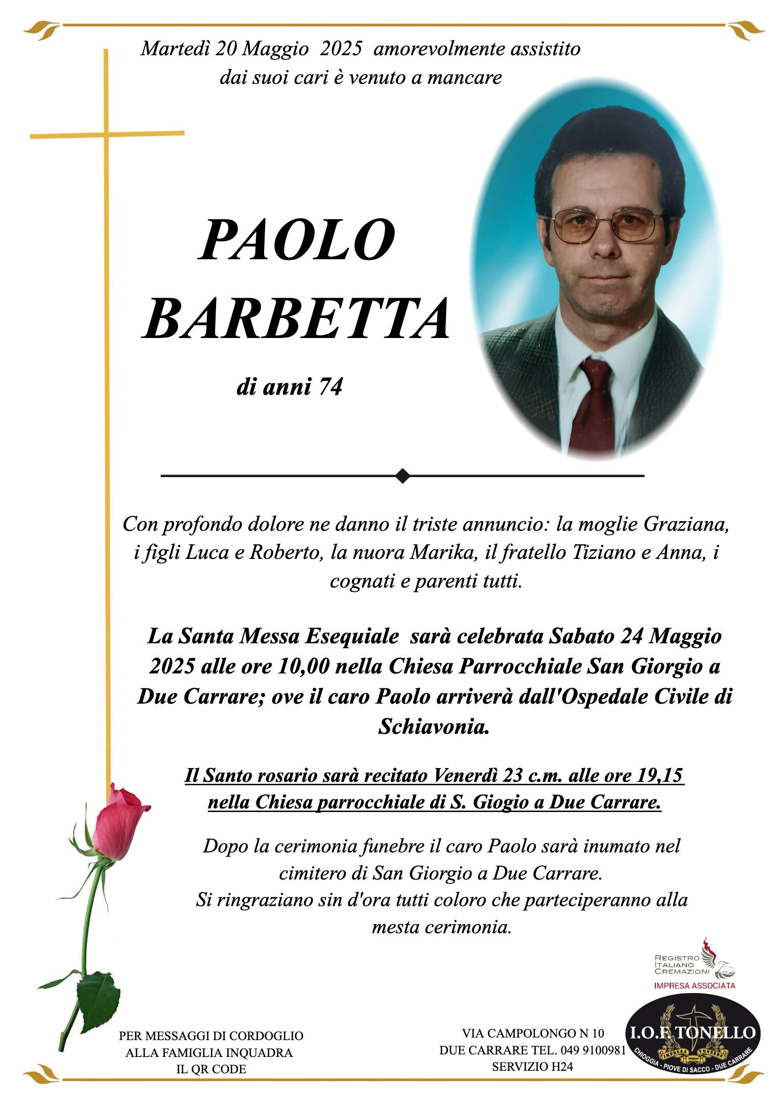 MANIFESTO PAOLO BARBETTA