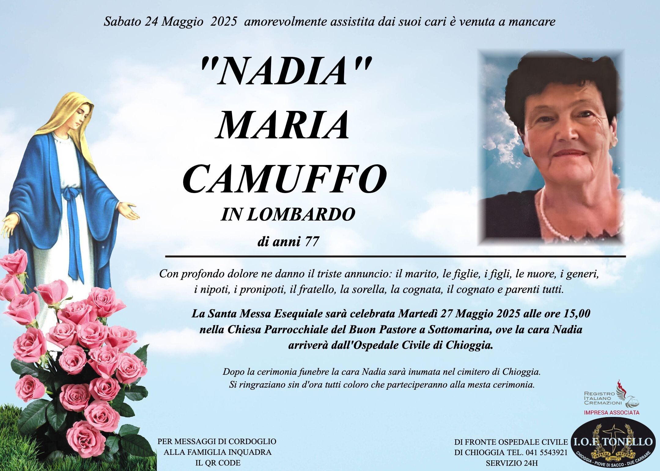 MANIFESTO MARIA CAMUFFO