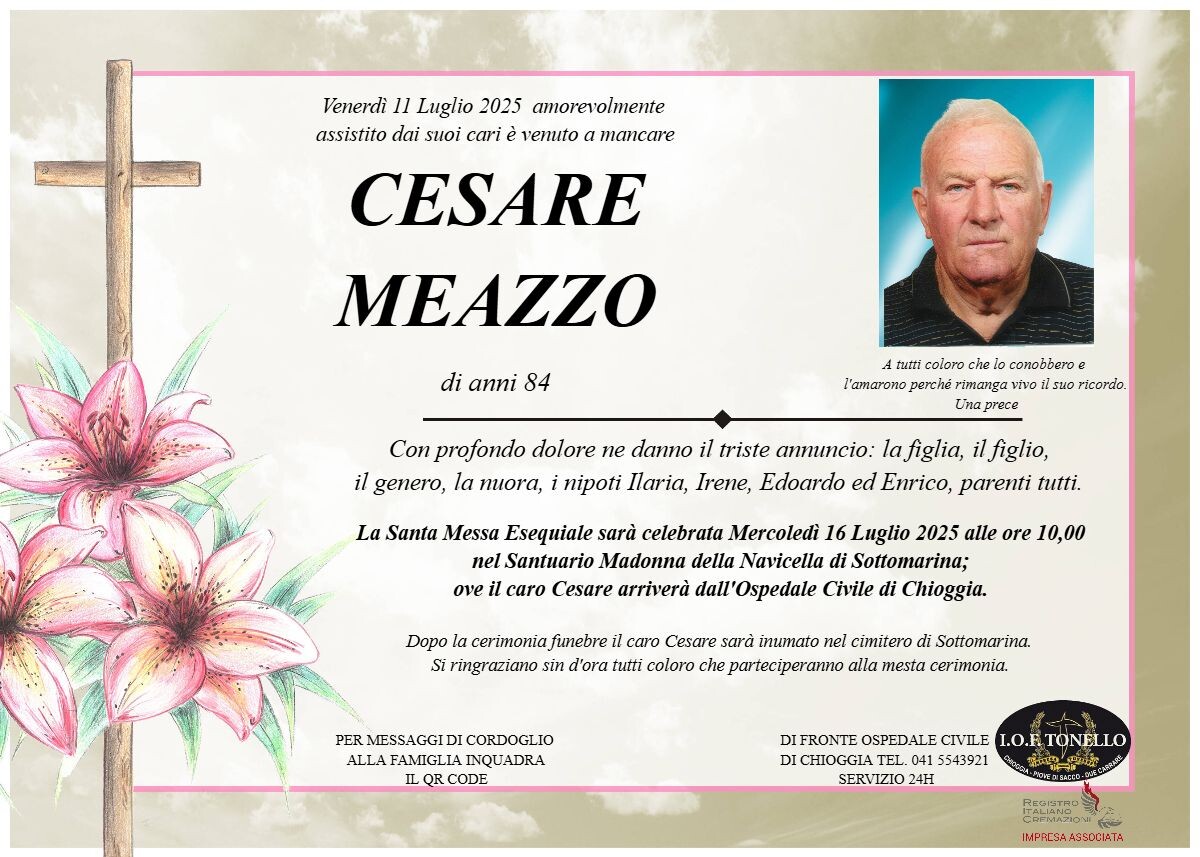 MANIFESTO CESARE MEAZZO