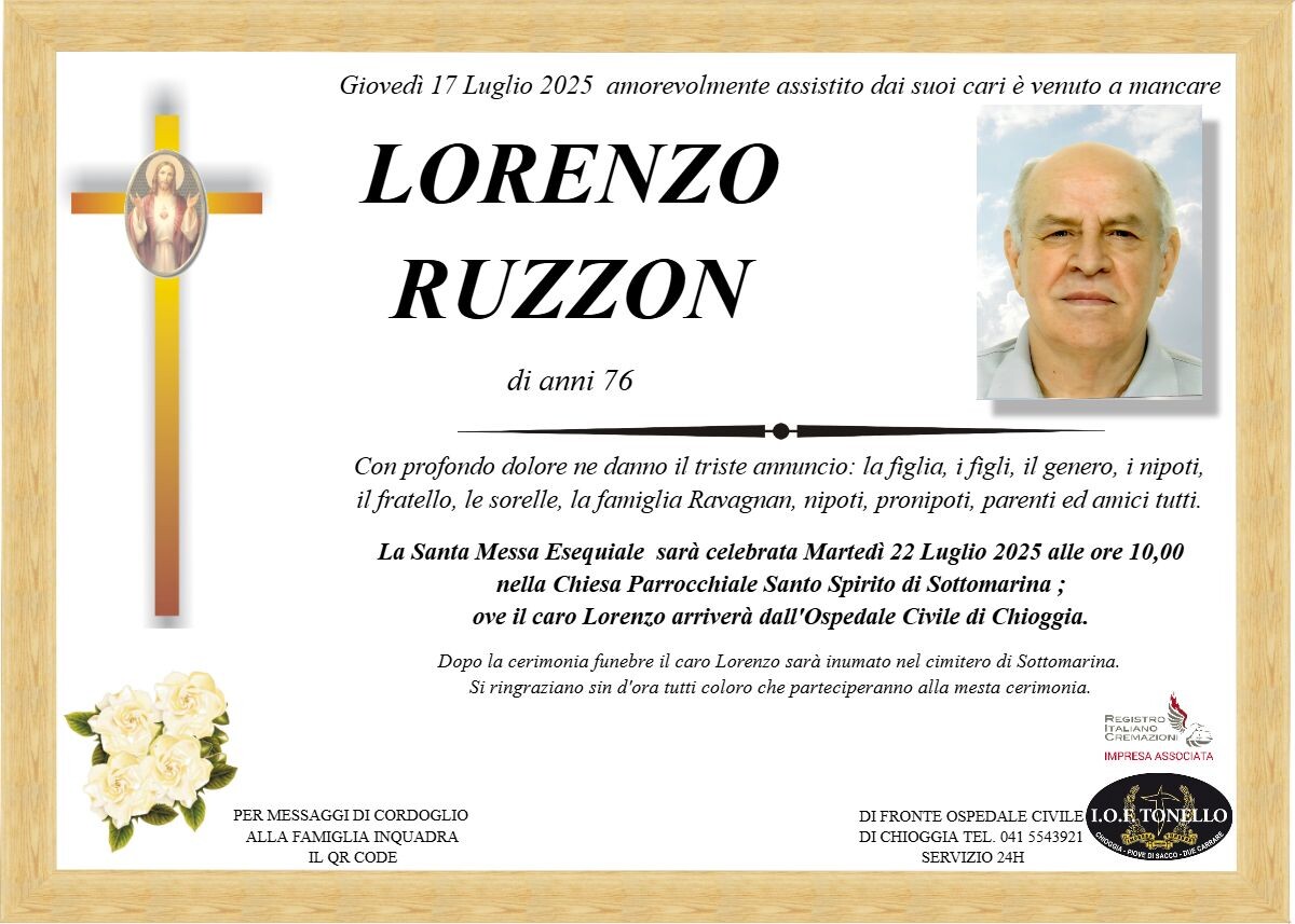 MANIFESTO LORENZO RUZZON