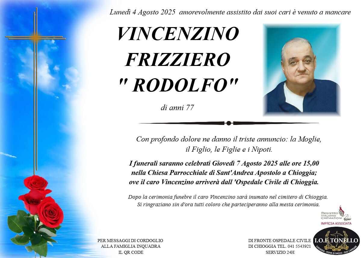 MANIFESTO VINCENZINO FRIZZIERO