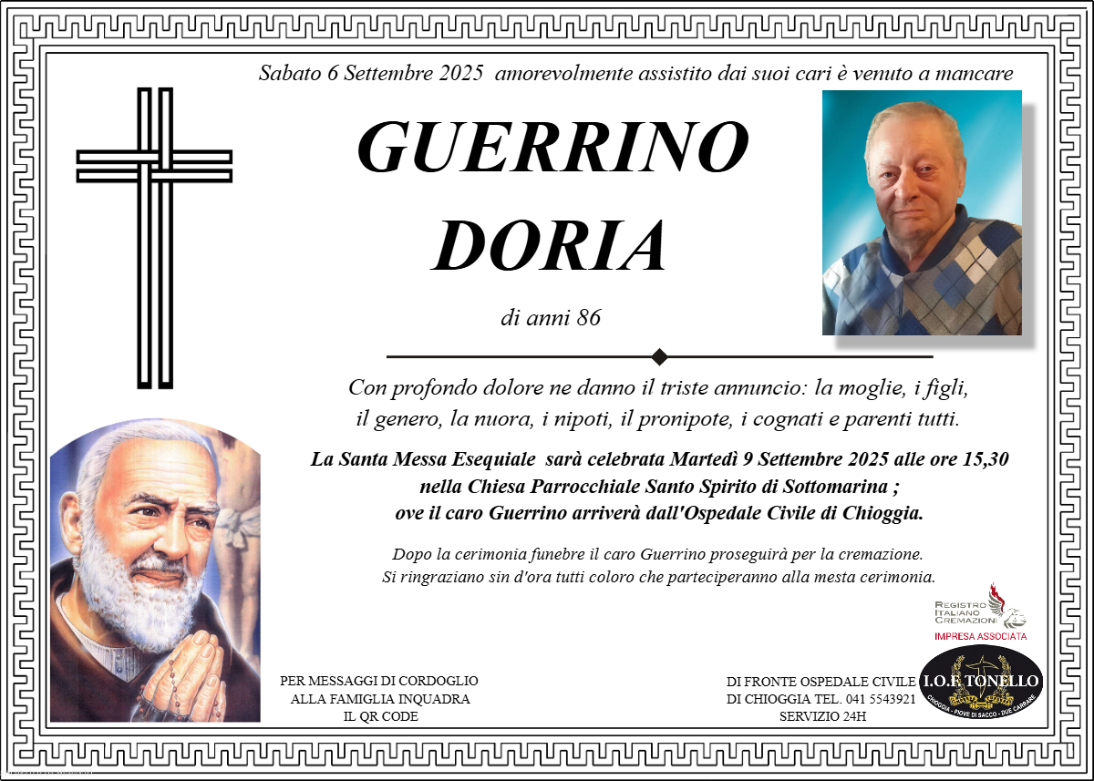 MANIFESTO GUERRINO DORIA