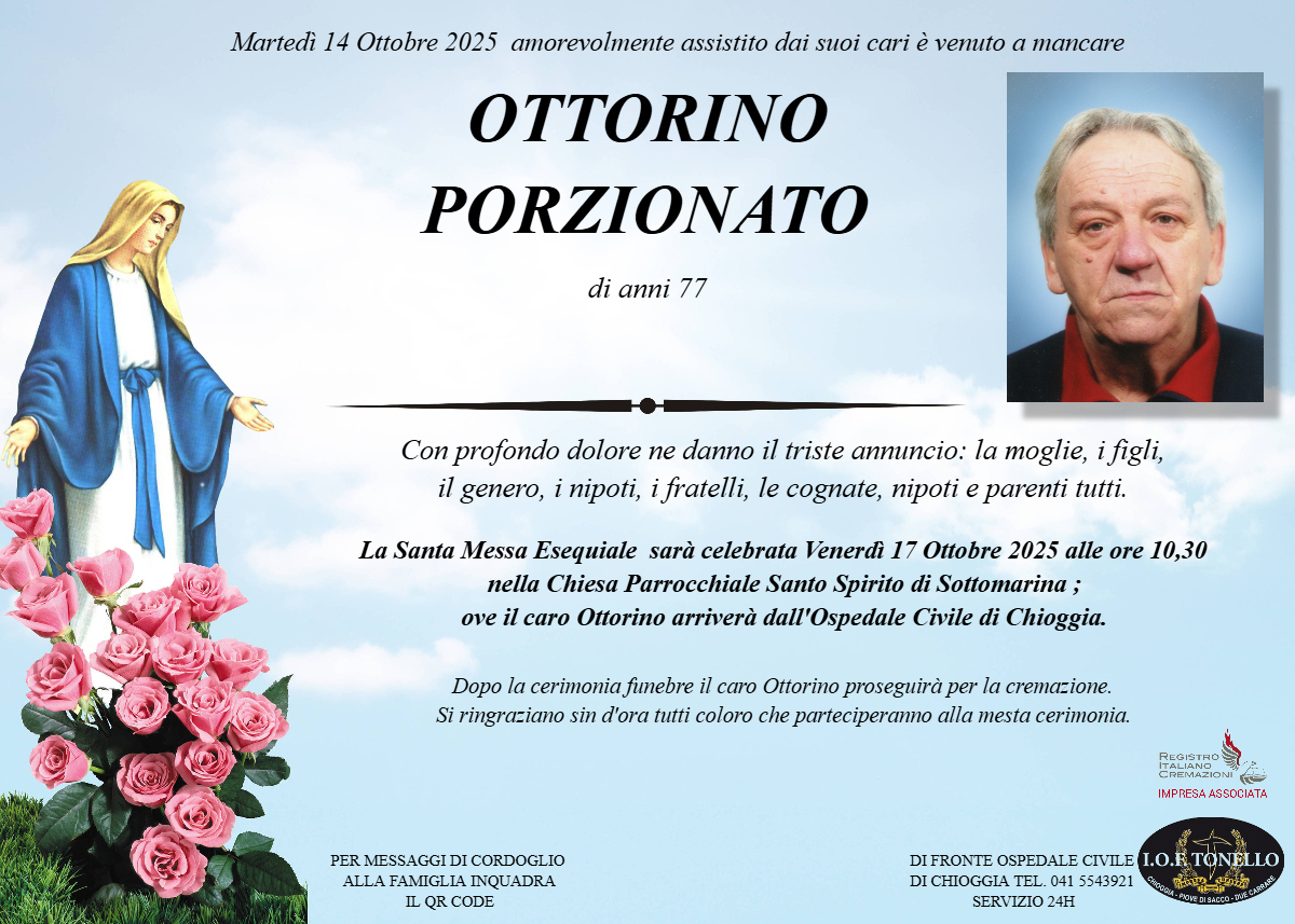 MANIFESTO OTTORINO PORZIONATO
