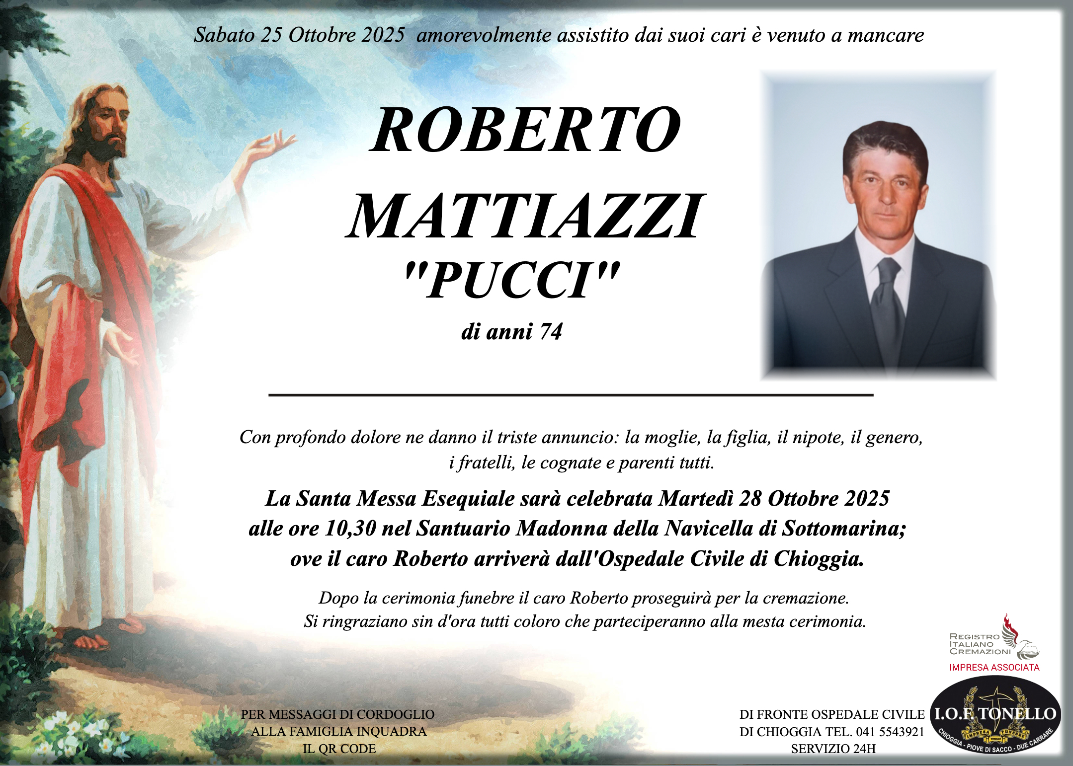 MANIFESTO ROBERTO MATTIAZZI