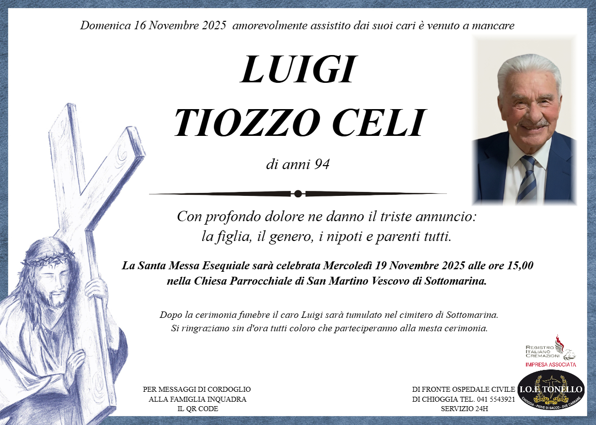 MANIFESTO LUIGI TIOZZO CELI