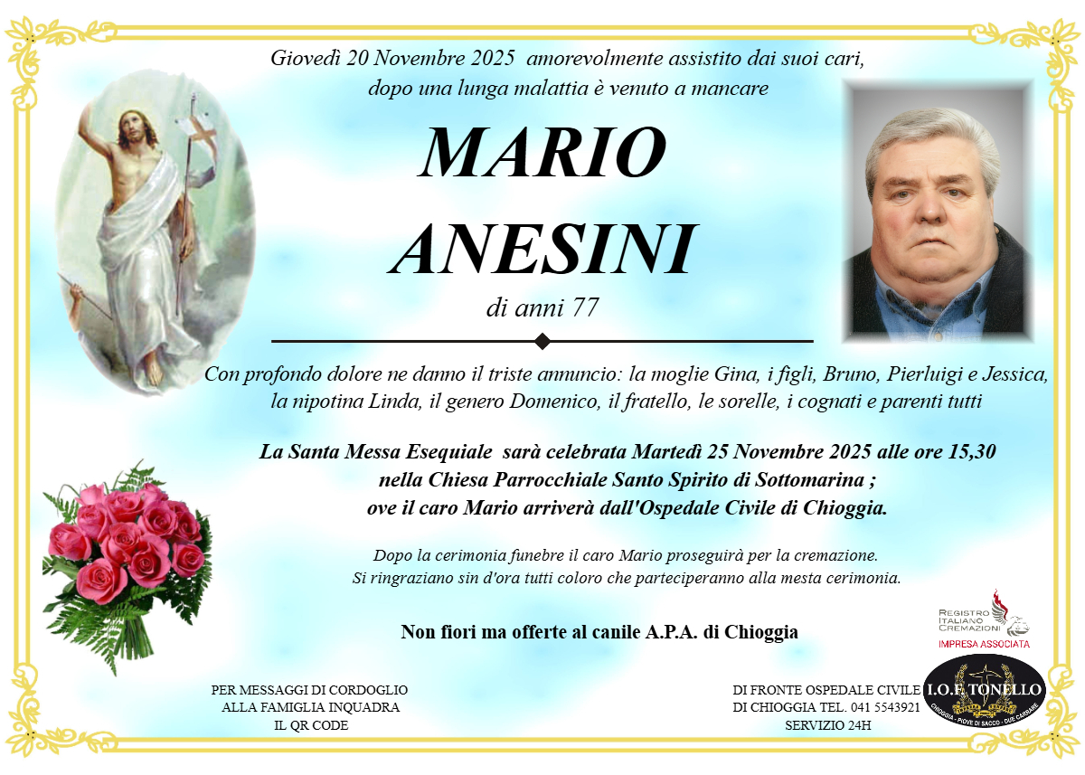MANIFESTO MARIO ANESINI