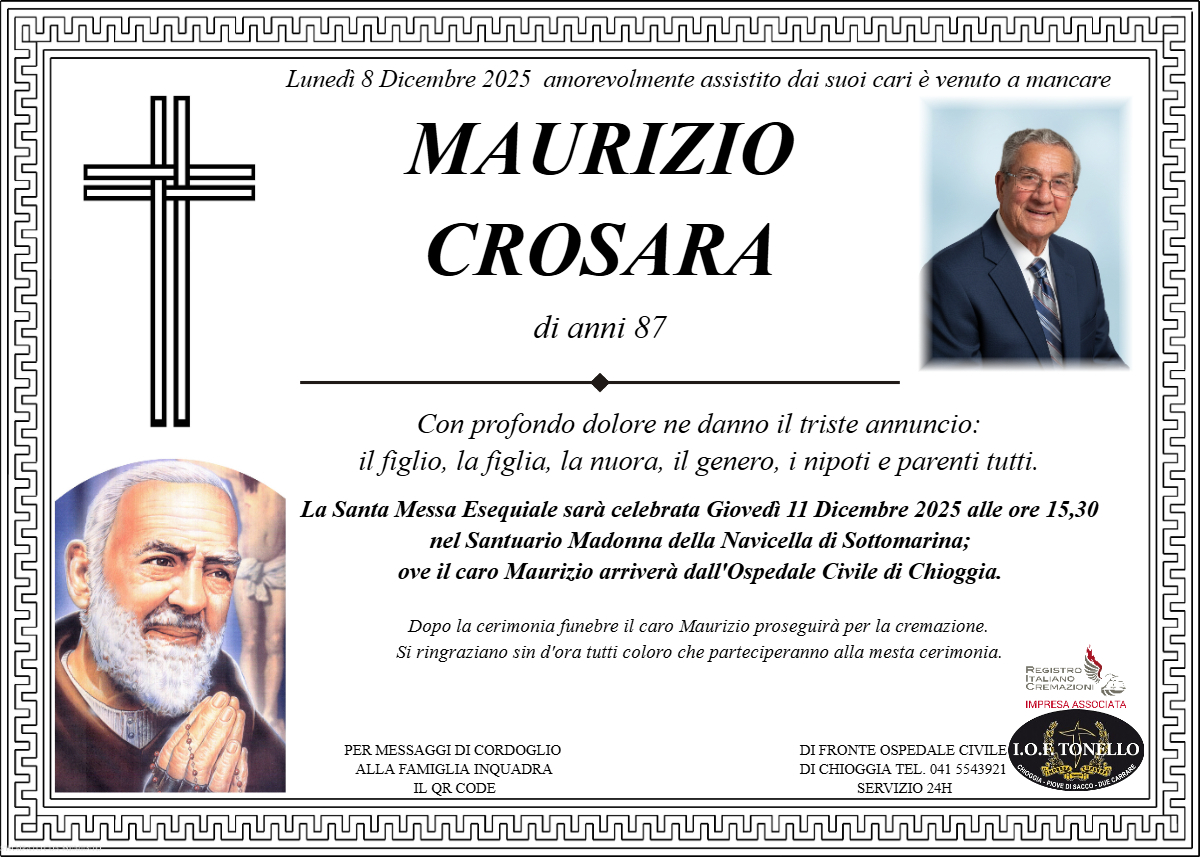 MANIFESTO MAURIZIO CROSARA