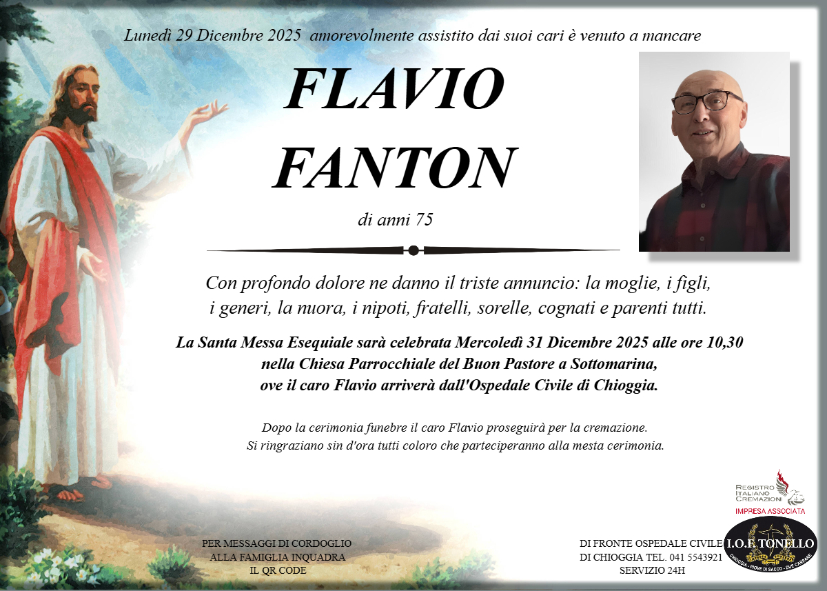 MANIFESTO FLAVIO FANTON