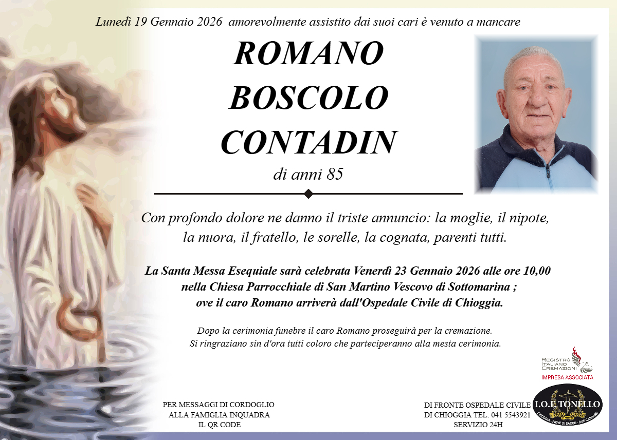 MANIFESTO ROMANO BOSCOLO CONTADIN