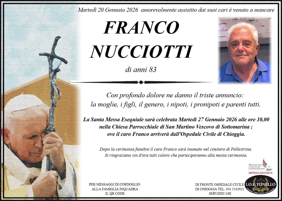 MANIFESTO FRANCO NUCCIOTTI