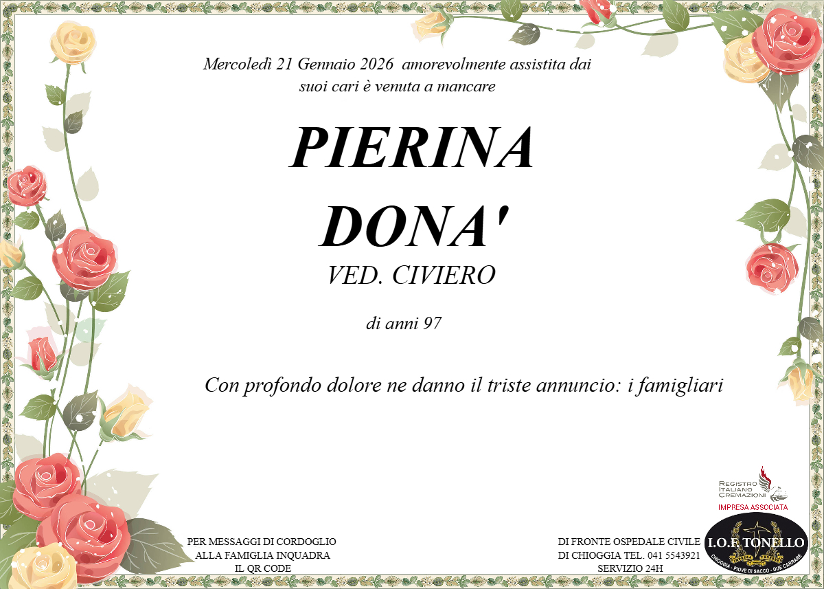 MANIFESTO PIERINA DONA'