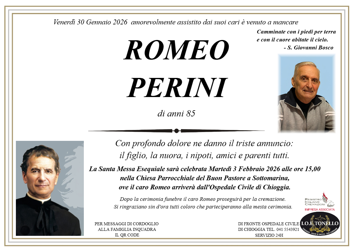 MANIFESTO ROMEO PERINI
