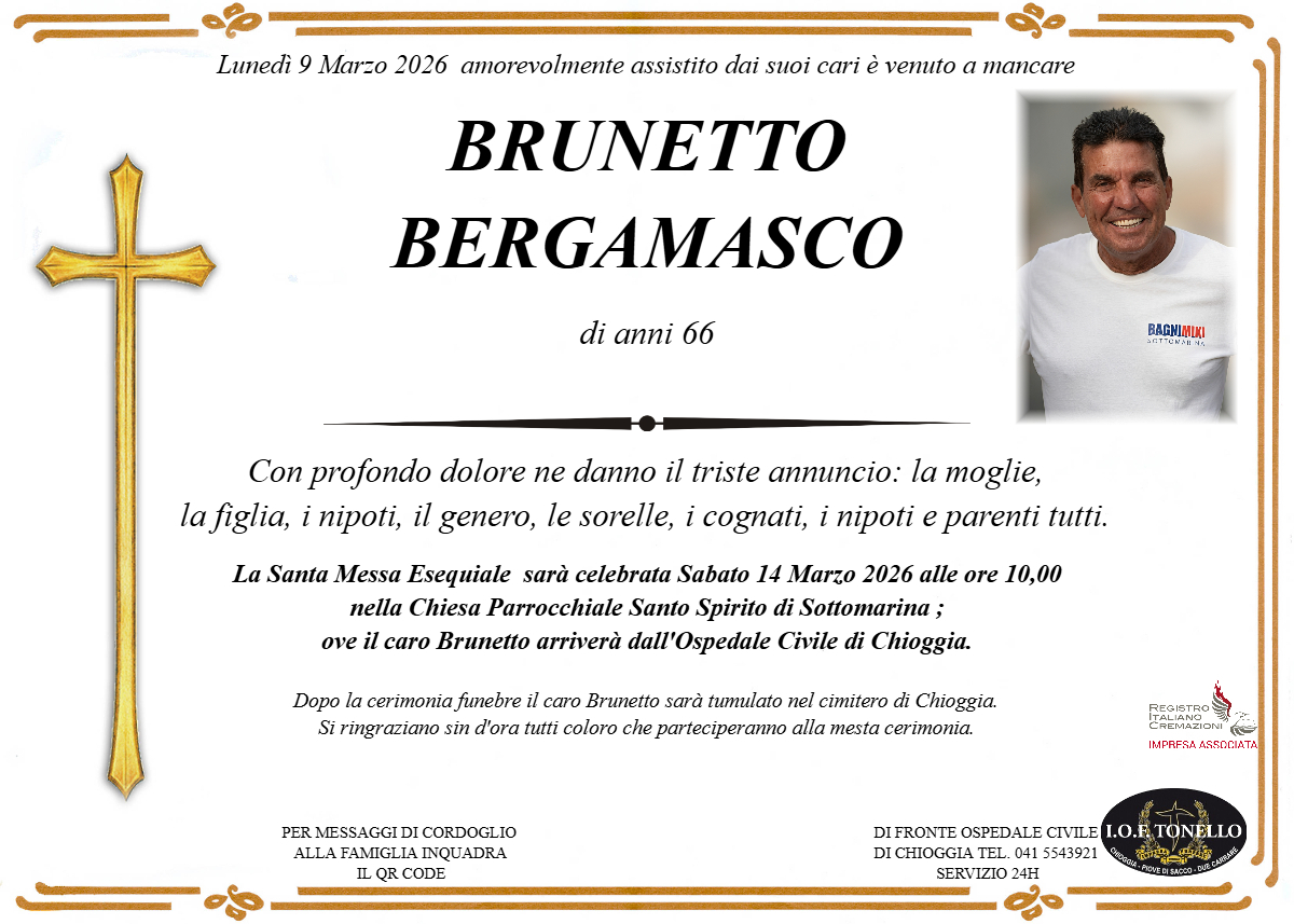 MANIFESTO BRUNETTO BERGAMASCO