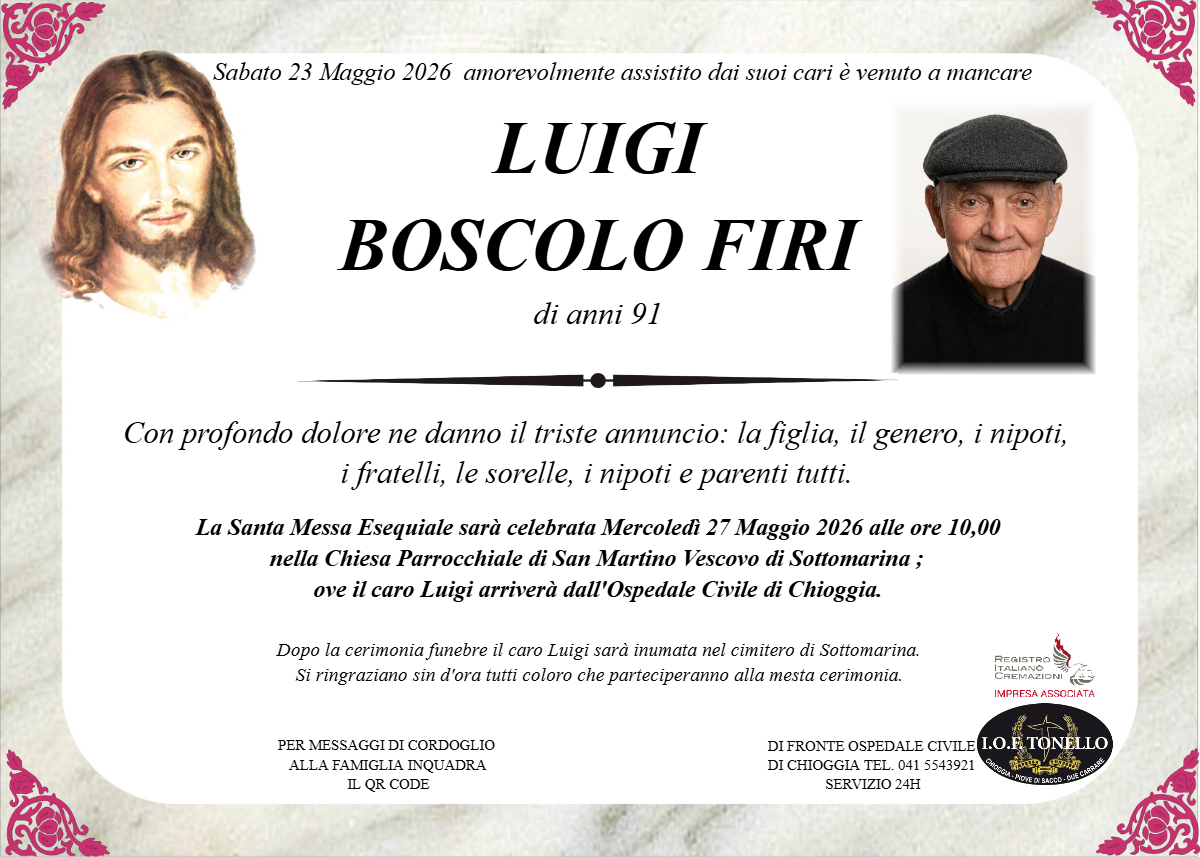 MANIFESTO LUIGI BOSCOLO FIRI