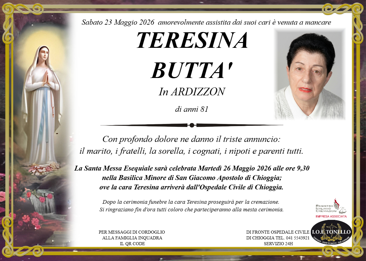 MANIFESTO TERESINA BUTTA'