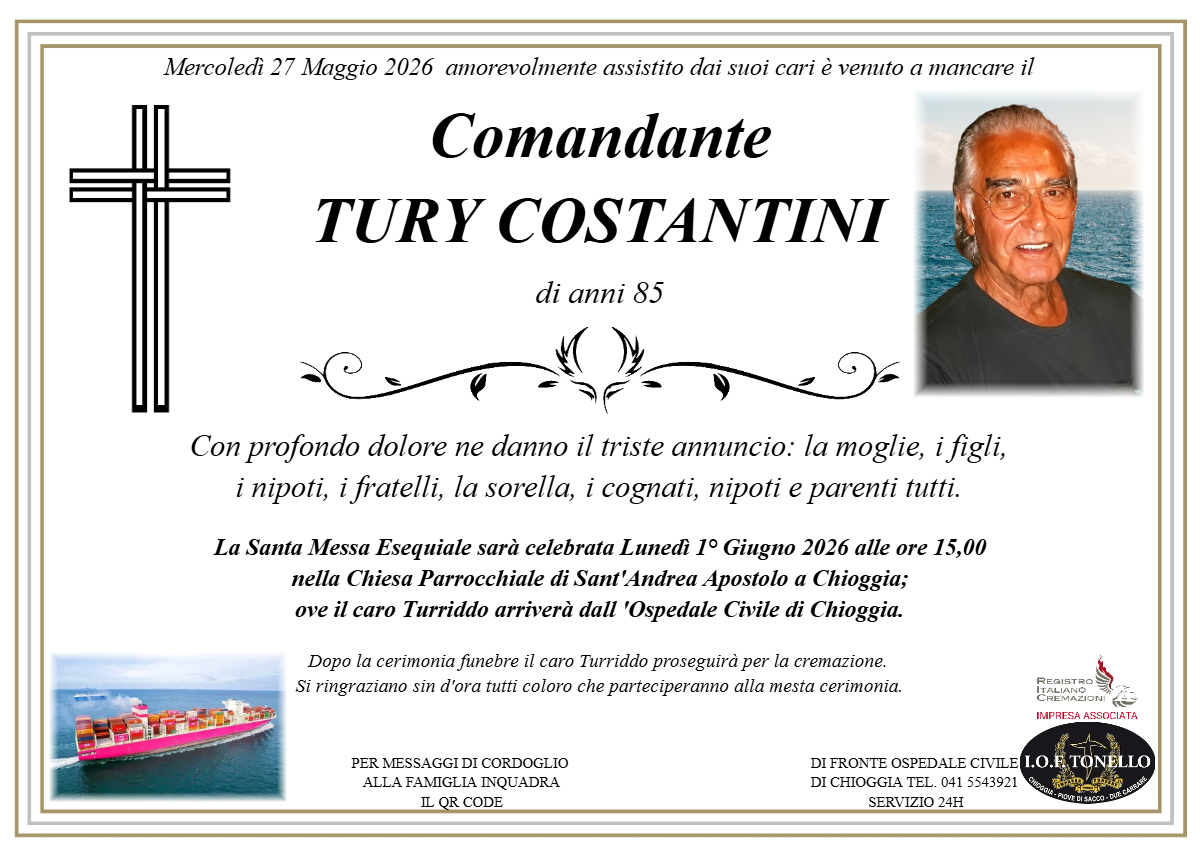 MANIFESTO TURRIDDO COSTANTINI