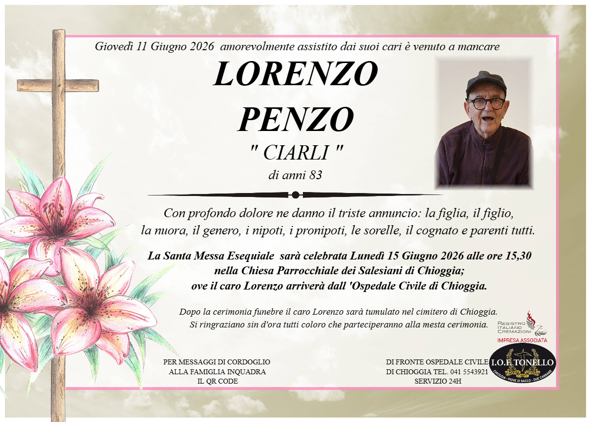 MANIFESTO LORENZO PENZO