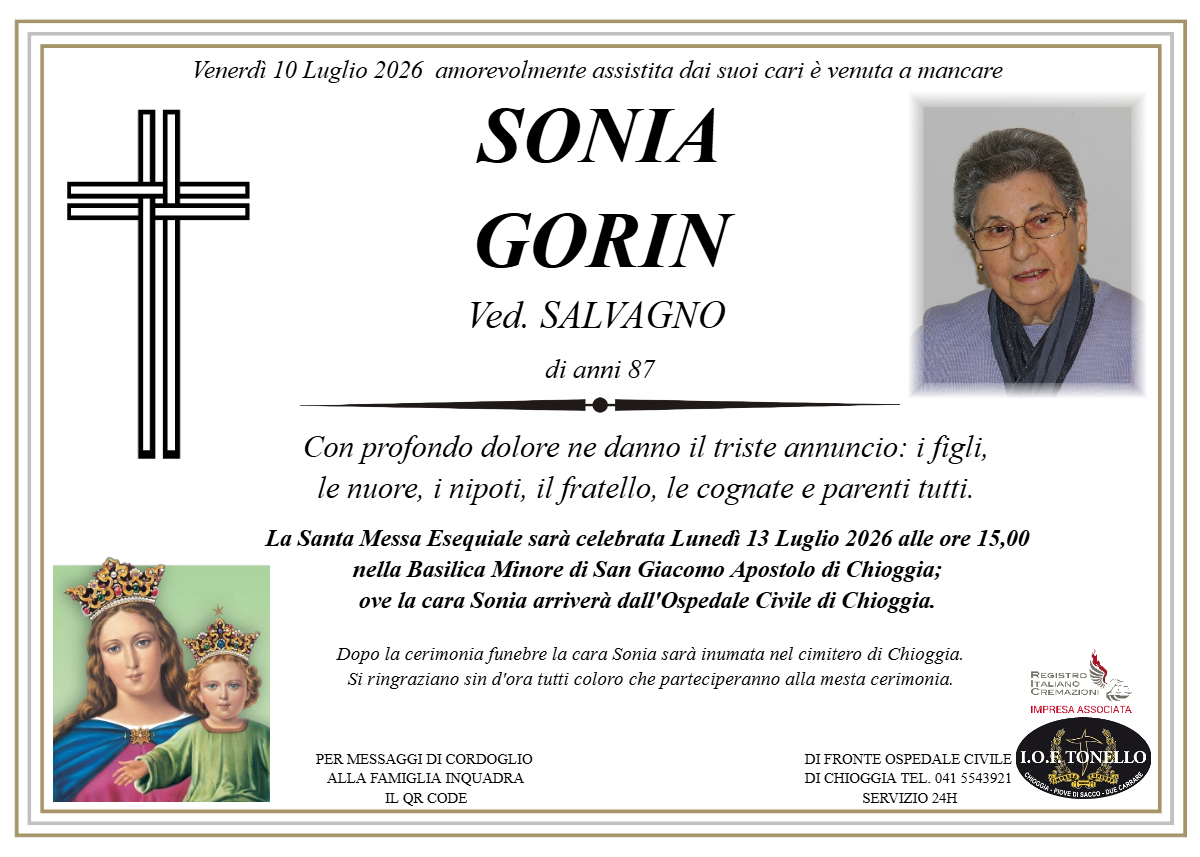 MANIFESTO SONIA GORIN